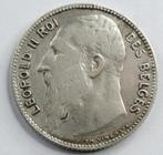 AV Pce BELGIQUE KM#56 "FRANC LEOP. II" DE 1909 FR SANS POINT, Enlèvement ou Envoi, Monnaie en vrac, Argent, Argent