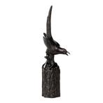 Grote Eichholtz BRONZEN Ekster BEELD brons vogel, Bronze, Enlèvement