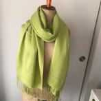 Pashmina in lime groen, Enlèvement ou Envoi, Comme neuf, Pashmina