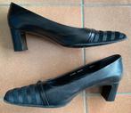 Zwarte lederen vintage pumps Colette maat 39,5, Kleding | Dames, Pumps, Verzenden, Zwart, Colette