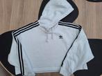Cropped sweater, merk Adidas, Ophalen of Verzenden, Zo goed als nieuw, Maat 36 (S), Wit