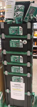 9 hikoki toeselen +6 batterijen en doppenset, Ophalen, Variabele snelheid