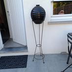 Staander met vaas, Huis en Inrichting, Woonaccessoires | Zuilen en Pilaren, Ophalen, Gebruikt