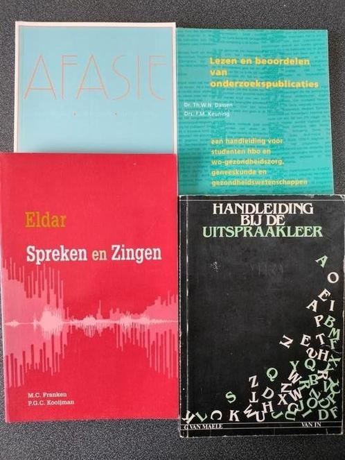 Handboeken Logopedie/uitspraakleer (uitgaven 2000), Boeken, Studieboeken en Cursussen, Gelezen, Ophalen of Verzenden
