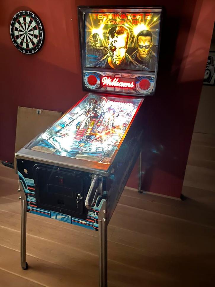 T2 Terminator 2 pinball flipperkast, Verzamelen, Automaten | Flipperkasten, Gebruikt, Elektronisch, Flipperkast, Williams, Ophalen