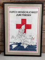 Kuifje ‘Durch Menschlichkeit zum Frieden’, Verzamelen, Posters, Ophalen of Verzenden, Zo goed als nieuw