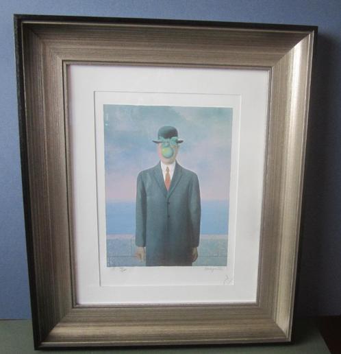 'Le fils de l'homme' - René Magritte, Antiek en Kunst, Kunst | Litho's en Zeefdrukken, Ophalen