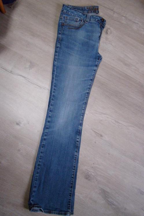 Sora Denim JBC - lange broek blauw jeans dames 40 wijde pijp, Kleding | Dames, Broeken en Pantalons, Gedragen, Maat 38/40 (M)