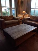 industriële tafel, Huis en Inrichting, Ophalen, 100 tot 150 cm, Teakhout, Unieke industrieel stoelen tafel unieke sobere stoere