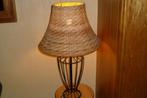 Lampe en rotin et fer forgé, Ophalen