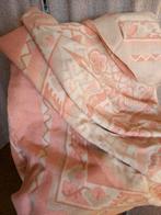 Wollen deken 220x240 cm., Huis en Inrichting, Ophalen, Zo goed als nieuw, Beige