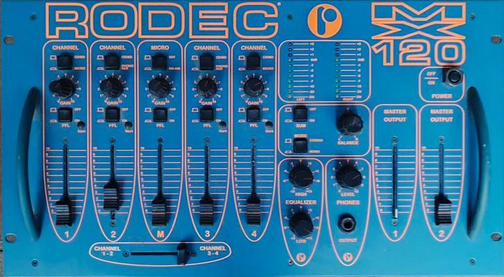 RODEC MX 120, Muziek en Instrumenten, Mengpanelen, Gebruikt, Ophalen