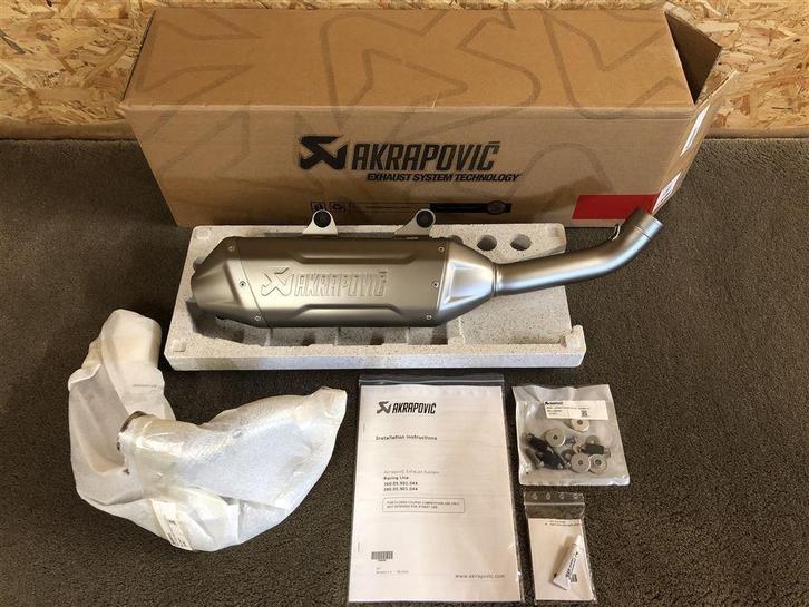 Akrapovic uitlaat systeem KTM 450 500 EXC-F FE450 FE501 2024, Motoren, Onderdelen | Overige, Nieuw, Verzenden