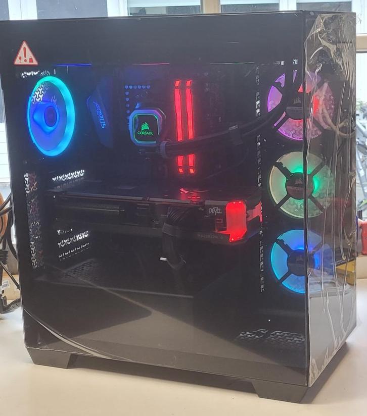 Refurbished Game PC Ryzen 7/RX 6800XT 16GB, Computers en Software, Desktop Pc's, Refurbished, 3 tot 4 Ghz, SSD, 32 GB, Gaming