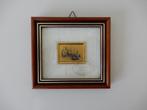 Chromolithografie Parijs met 18 kt bladgoud, Ophalen of Verzenden