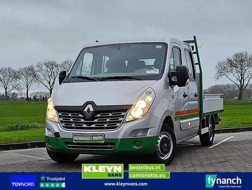 Renault MASTER 2.3 Dub.Cab Open-Laadbak, Auto's, Bestelwagens en Lichte vracht, Bedrijf, ABS, Airconditioning, Cruise Control