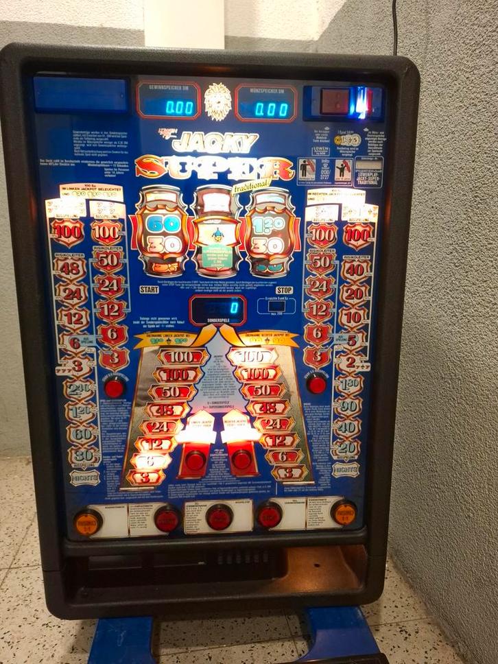 Vintage Löwen Jacky Super wandgokkast -1991, Verzamelen, Automaten | Gokkasten en Fruitautomaten, Ophalen