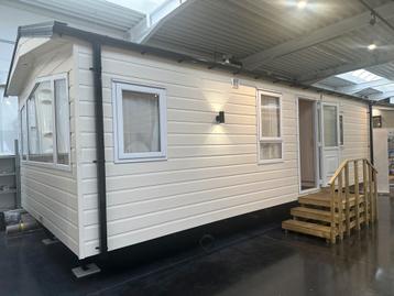 STOCK TOPAZ 850x370/2@SHOWROOM MIDDELKERKE, Caravans en Kamperen, Stacaravans, Tot en met 6