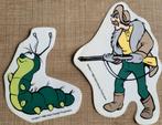 2 oude stickers: Disney Frank & Frey (1980), Verzamelen, Ophalen of Verzenden, Overige figuren, Gebruikt, Plaatje of Poster