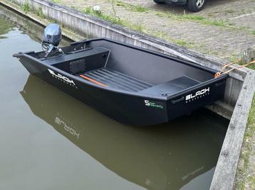 HDPE platbodem 400, zelflozend 25PK vis boot alumacraft
