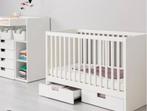 Ikea stuva babybed / kinderbed incl perfecte matras, Kinderen en Baby's, Babywiegjes en Ledikanten, Ophalen, Zo goed als nieuw