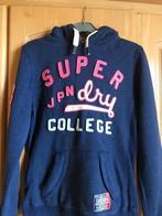 Superdry sweatshirt met capuchon blauw, Kleding | Dames, Ophalen of Verzenden, Maat 36 (S), Gedragen, Superdry