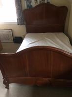 Bed, Huis en Inrichting, Slaapkamer | Bedden, Ophalen, Gebruikt, Bruin, 140 cm