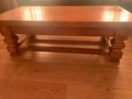 Eiken stevige salontafel, Huis en Inrichting, Tafels | Salontafels, Ophalen, Gebruikt, 100 tot 150 cm, Eikenhout