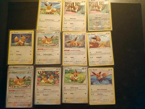 Pokémon Eeveelutions verzameling 50 kaarten, Hobby en Vrije tijd, Verzamelkaartspellen | Pokémon, Zo goed als nieuw, Meerdere kaarten