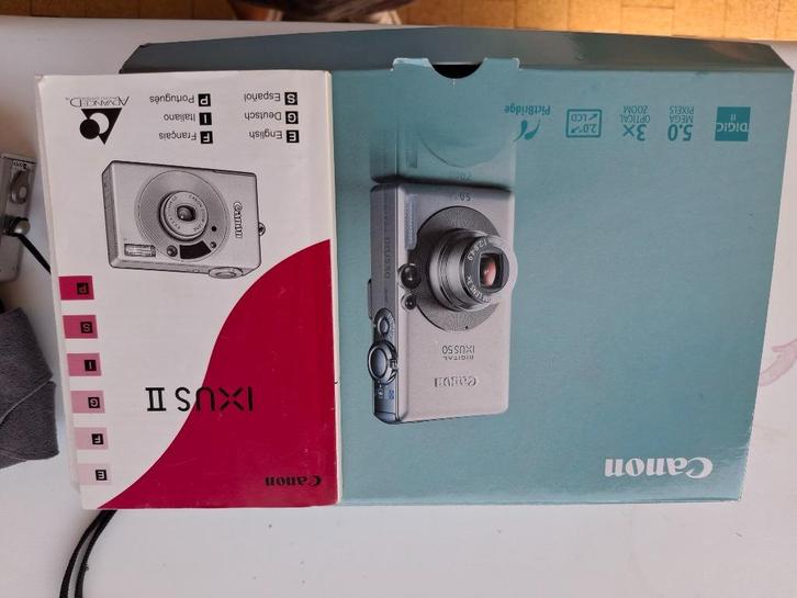 Fototoestel Canon IXUS II - verzamelaar, Audio, Tv en Foto, Fotocamera's Digitaal, Niet werkend, Canon, Ophalen of Verzenden