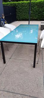Tuintafel met 6 stoelen, Tuin en Terras, Tuintafels, Ophalen, Zo goed als nieuw