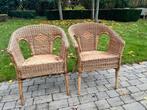 Rieten stoeltjes - buitenkansje !, Tuin en Terras, Ophalen, Gebruikt