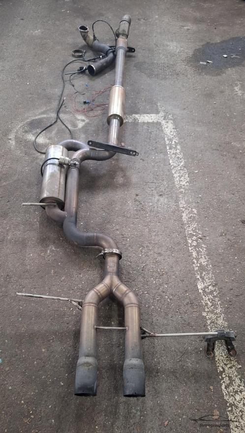 Downpipe 3 inch met kleppen systeem VW Scirocco Golf 6 CAVD, Auto-onderdelen, Uitlaatsystemen, Volkswagen, Gebruikt, Ophalen of Verzenden