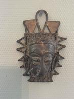 Bronzen masker, muraal beeld, Antiek en Kunst, Ophalen of Verzenden