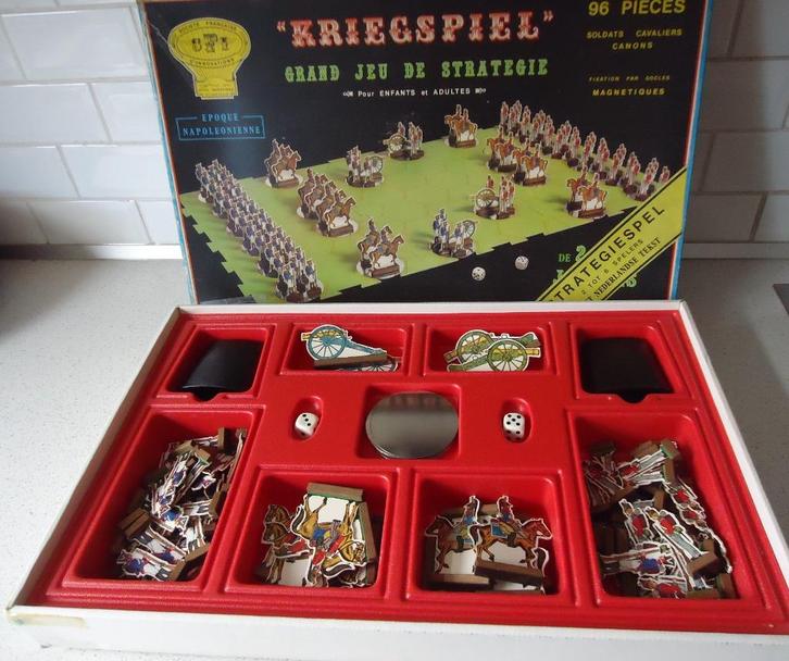 Vintage zeer zeldzaam spel "Kriegspiel" Strategiespel ", Hobby en Vrije tijd, Gezelschapsspellen | Bordspellen, Gebruikt, Een of twee spelers
