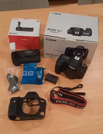 canon 6D MKII - volledig setje in zo goed als nieuwe staat beschikbaar voor biedingen