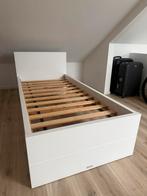 Eenpersoonbed Bopita, Huis en Inrichting, Ophalen, 90 cm, Eenpersoons, Wit