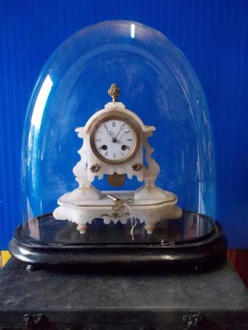 GRANDE CLOCHE AVEC HORLOGE EN MARBRE, Enlèvement ou Envoi