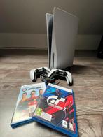 PS5 - PlayStation 5 version disque - 2 manettes + 2 jeux, Utilisé, Playstation 5