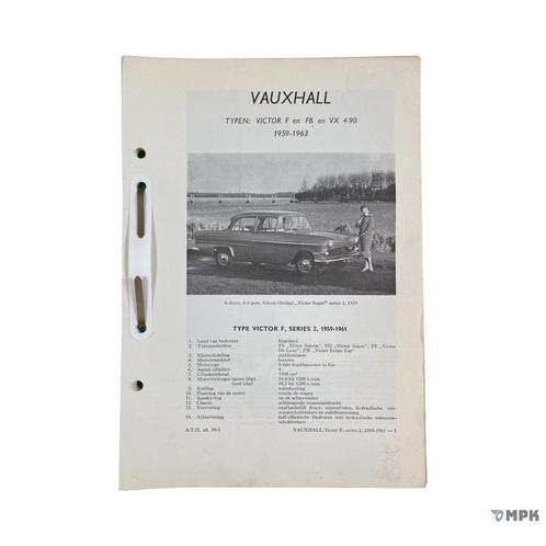 Kluwer | Vauxhall Victor F / FB / VX 4/90 | 1959-1963 | NL, Auto diversen, Handleidingen en Instructieboekjes, Ophalen of Verzenden