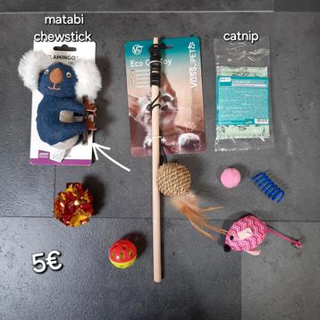 Kattenspeelgoed set nr 2 beschikbaar voor biedingen
