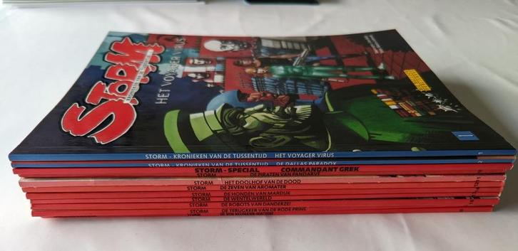 Storm (SC, 9 strips, ZG staat), Livres, BD, Comme neuf, Plusieurs BD, Enlèvement ou Envoi