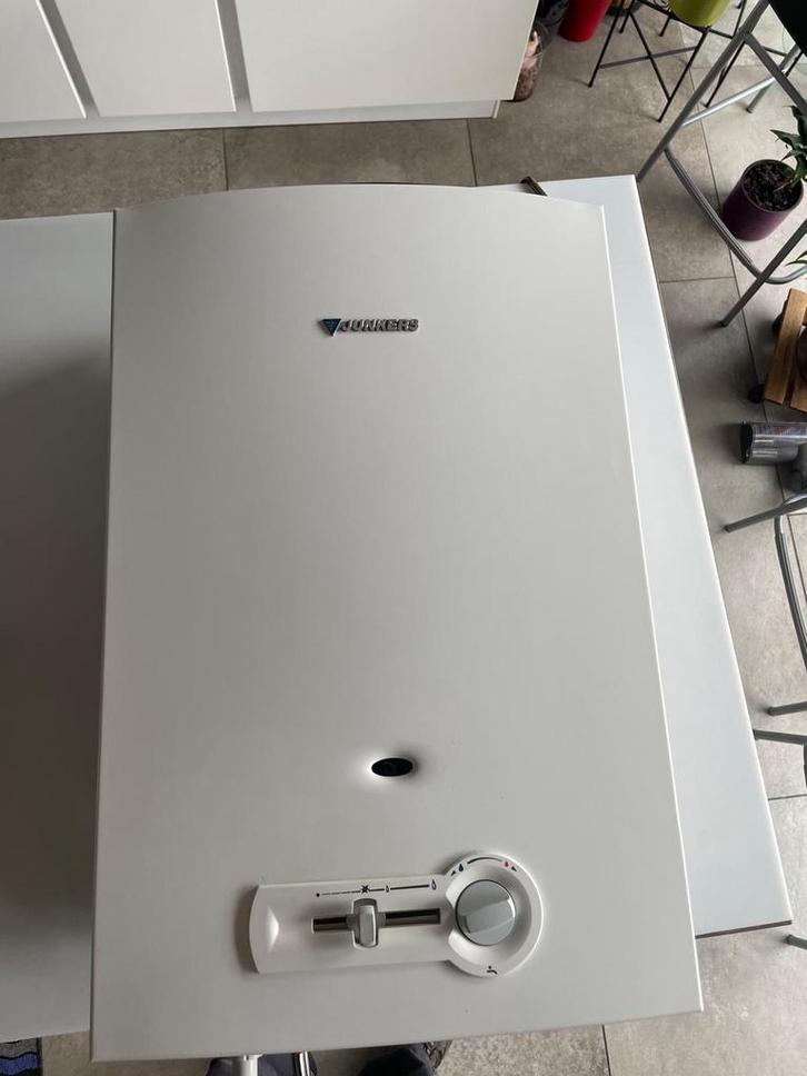 Chauffe eau basse pression JUNKERS, Doe-het-zelf en Bouw, Chauffageketels en Boilers, Zo goed als nieuw, Geiser, Aardgas, 3 t/m 5 jaar oud
