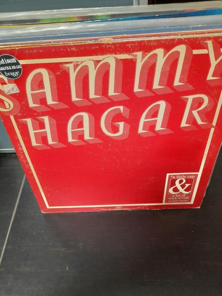 lp - sammy hagar- a little rap & a lot of rock n roll- vak 9, Cd's en Dvd's, Vinyl | Hardrock en Metal, Gebruikt, Ophalen of Verzenden
