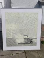 technique mixte voiture, Antiek en Kunst, Kunst | Tekeningen en Fotografie, Ophalen