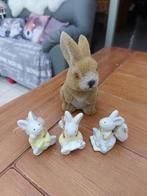 konijn met 3 kleine konijntjes, Antiek en Kunst, Ophalen of Verzenden