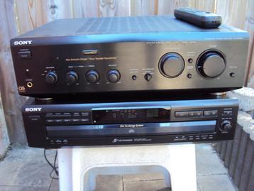 Sony TA FE 900R (Mosfet) + Sony CDP-CE 315.  Wisselaar., Ophalen, Gebruikt, Losse componenten, Sony