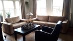 zwarte salontafel massief oud teak, Huis en Inrichting, Ophalen, 100 tot 150 cm, Teakhout, Zo goed als nieuw