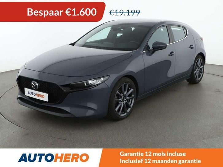Mazda 3 2.0 Comfort (bj 2019, automaat), Auto's, Mazda, Te koop, 360° camera, ABS, Achteruitrijcamera, Adaptive Cruise Control