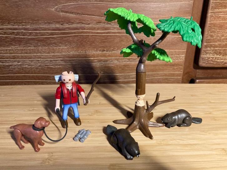 5562 Bevers met natuurwetenschapper en hond Playmobil, Kinderen en Baby's, Speelgoed | Playmobil, Gebruikt, Ophalen of Verzenden